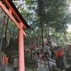 何千もの鳥居の一部
