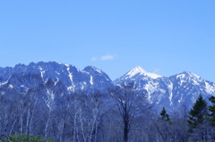 残雪の戸隠