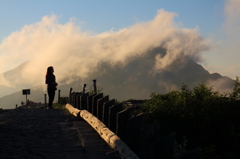 立山夕刻