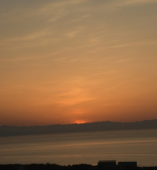 ばかうけ展望夕陽②