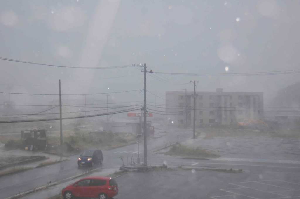 台風15号直撃