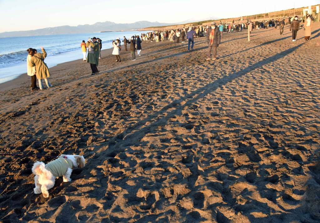 2022.1.1茅ヶ崎浜須賀海岸