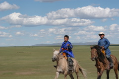 モンゴル２　草原・馬・少年