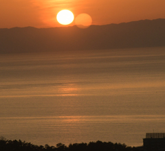 ばかうけ展望夕陽①