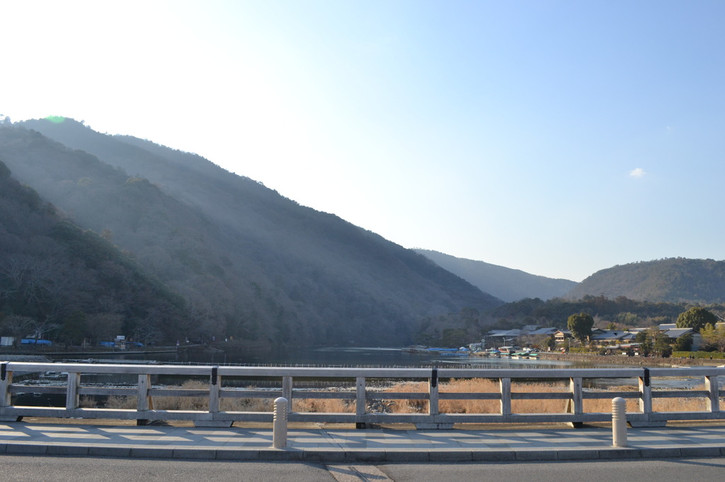 陽注ぐ嵐山