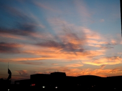 夕暮れ