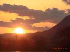 夕焼け　Ｚ雲