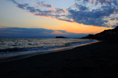 夕暮れの江ノ島