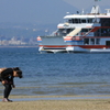 浜辺の散策