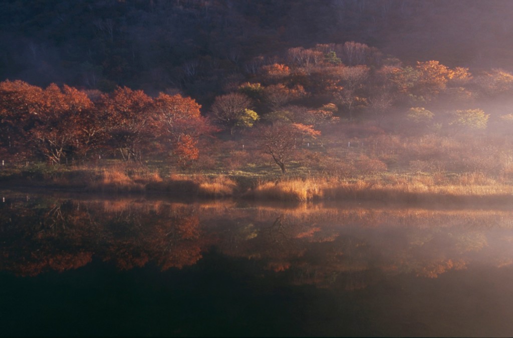 晩秋の覚満淵１