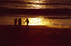 夕照の中で　１