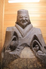 満行寺　男神像