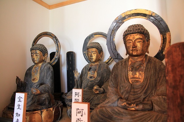日影公民館　五智如来