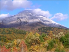 初冬の磐梯山