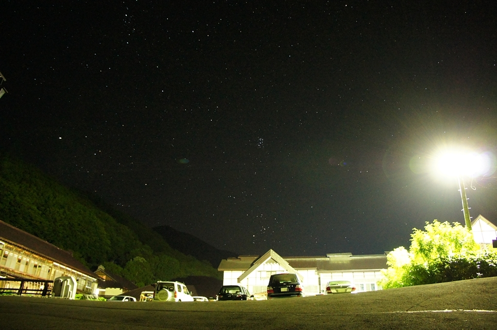 酸ヶ湯温泉の星空