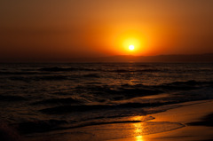 夕日
