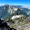 剱岳からの別山尾根、立山