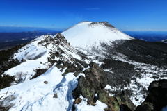 早春　浅間山