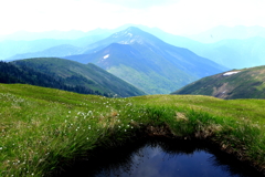 上越国境の山々　巻機山より