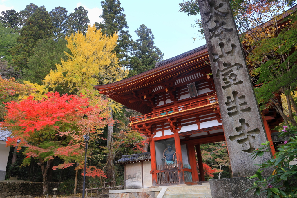 室生寺　秋　２