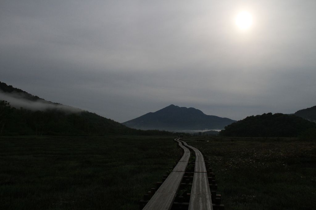 燧ヶ岳を目指して