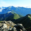 遥かにつながる山々　南アルプス