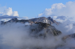 夏雲　　後立山連峰を望む