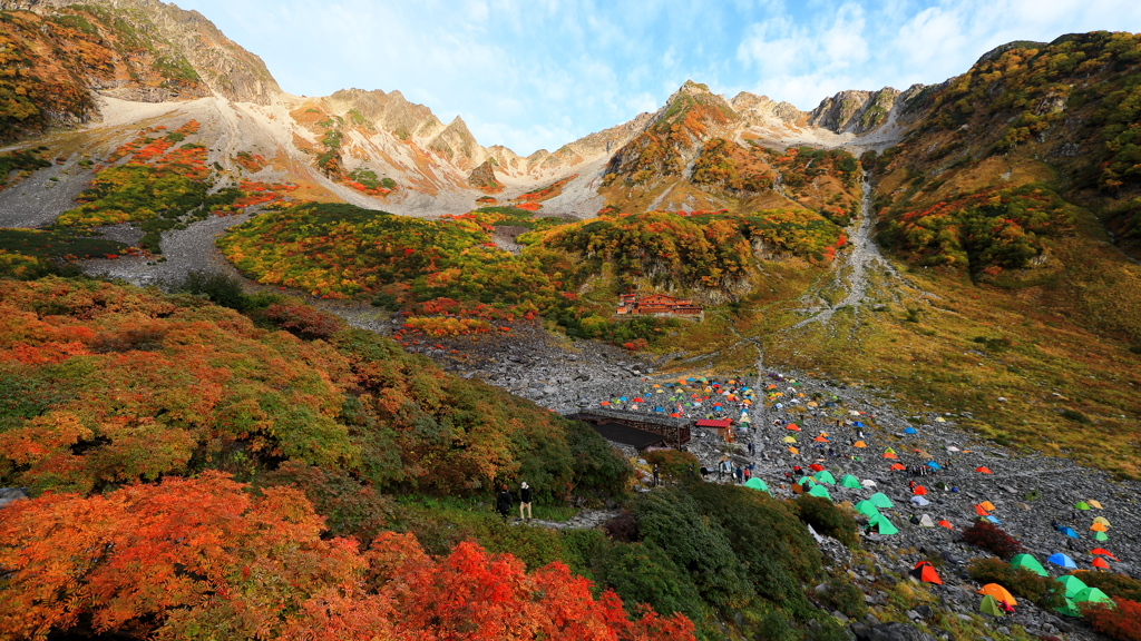 涸沢テント場