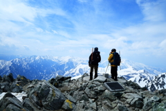 雄山　頂上の風景