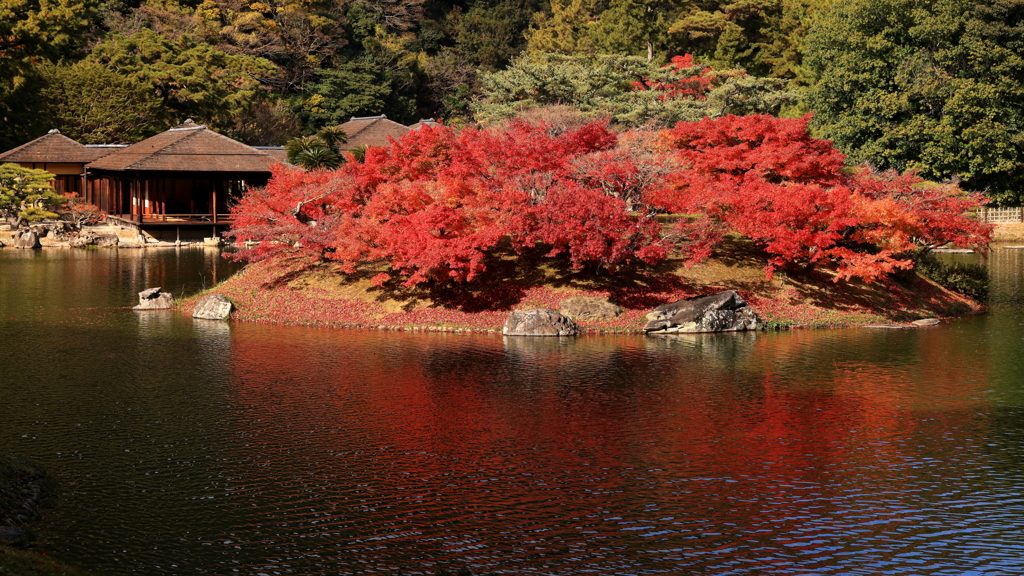 栗林公園の秋