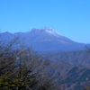 浅間山　初冬の空　