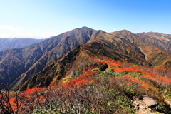 朝日連峰　秋