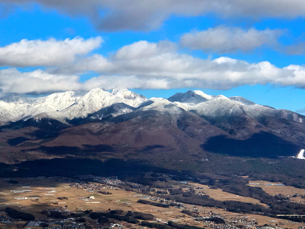 八ヶ岳冠雪