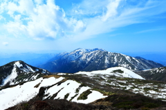 春の那須連山