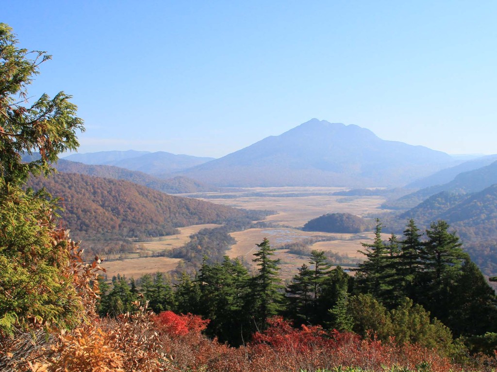 尾瀬ヶ原　秋　遠望