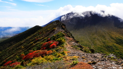 秋空の下の風景　浅間山