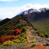 秋空の下の風景　浅間山