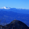 はるかな北アルプス　赤城山より