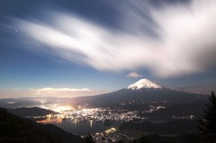 新道峠からの夜景