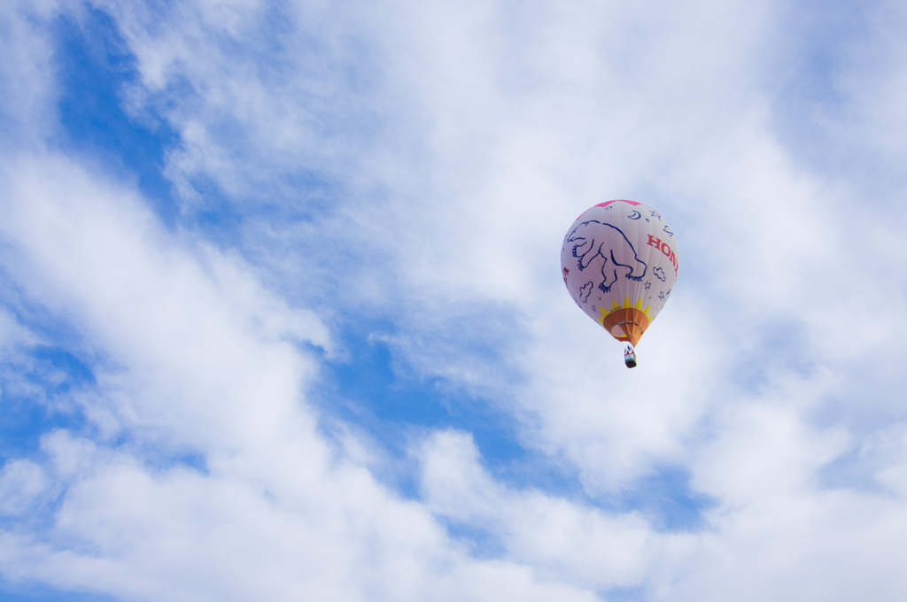 空飛ぶ白クマ