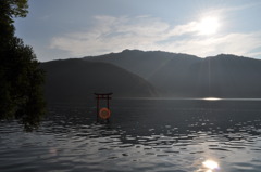 箱根の湖