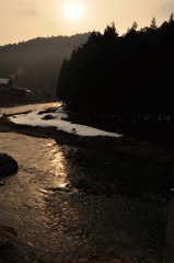 Walk on the riverside