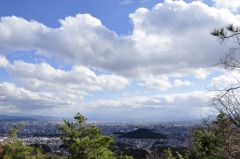 御室八十八カ所の眺望・右