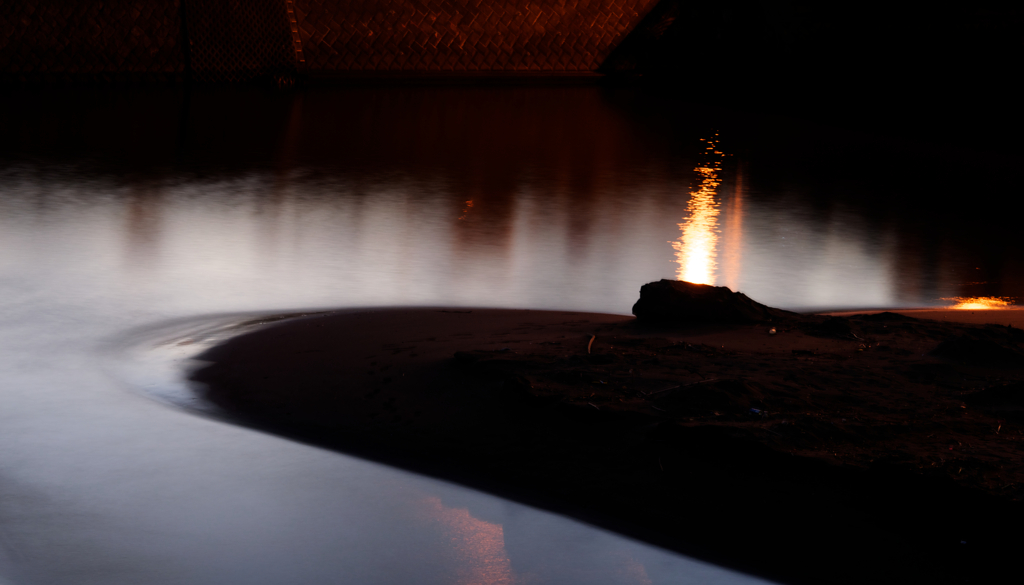 reflection of the sunset
