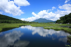 燧ヶ岳を望む