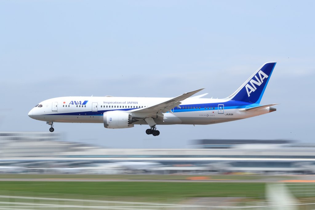 ANA　着陸　787