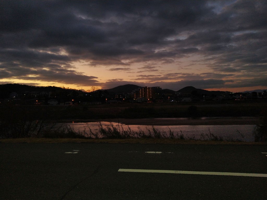 冬空   今日の始まり