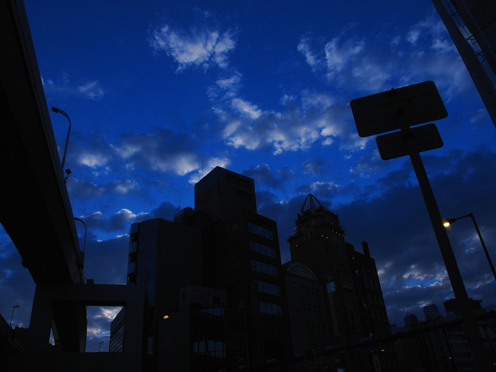 朝焼けの空