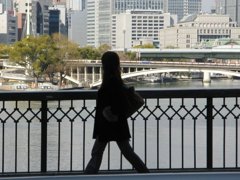 街の風景　どこへ
