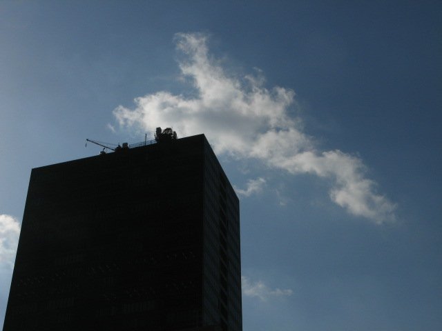 街の風景　空